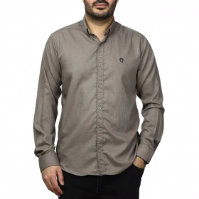 پیراهن آستین بلند ساده مردانه مدل 61029148