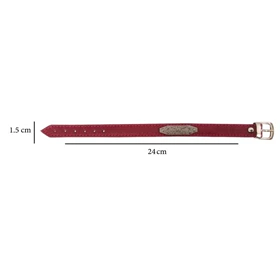 دستبند چرم وارک طرح مونتانا مدل ماکان کد rb197
