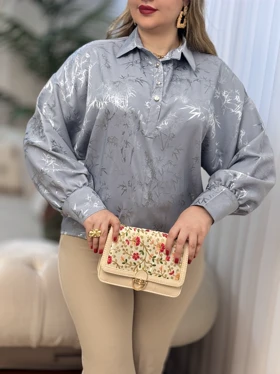 شومیز ساتن برکه 2962