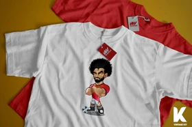 تیشرت طرح محمد صلاح