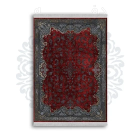 *جدید* فرشینه از جنس پارچه شانل مخمل ترک طرح فانتزی برند دفه کد 1053