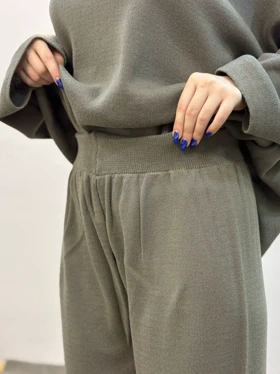 ست بلوز شلوار بافت