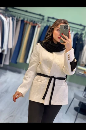 کت زمستانه لاکرا یقه خلبانی آستردار