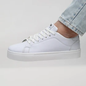 کفش و کتانی روزمره و راحتی مردانه مدل برشکا BERESHKA رنگ سفید کد 41254