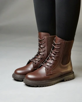 کفش زمستانی زنانه نیم بوت کلاسیک