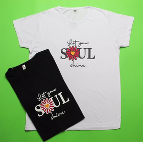 تیشرت گل soul کد 285