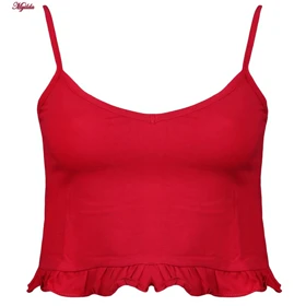 ست نیم‌تنه و شلوار زنانه کوزا قرمز مدل 9154