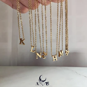 گردنبند حروف سه بعدی
