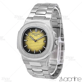 ساعت پتک فیلیپ ناتیلوس مردانه صفحه زرد مشکی 106534