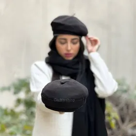 کلاه برت کتان مخملی
