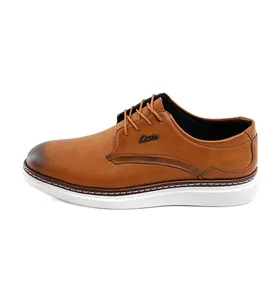 کفش روزمره Clarks مردانه عسلی بندی چرم مصنوعی