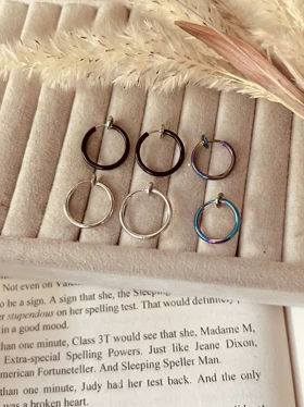 پیرسینگ فیک گوش فنری بدون سوراخml