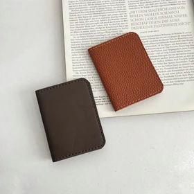 جاکارتی جیبی یونیسکس چرم مصنوعی 6 جای کارت ابعاد 107