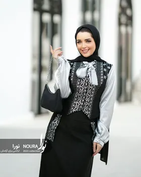 جلیقه دامن کتایون مشکی