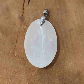 سنگ سلنایت کد 7 (به همراه زنجیر استیل و بند چرمی)