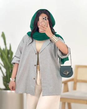 شومیز راه راه یلدا(38)کد:5349