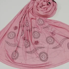 شال کویتی زنانه وارداتی مجلسی گل برجسته
