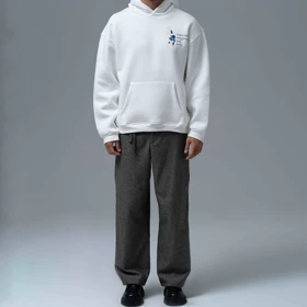 هودی طرح زین برند SAW رنگ سفید 139