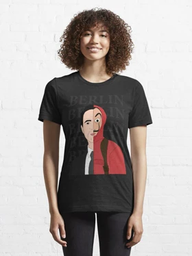 تیشرت طرح سرقت پول Berlin Essential T-Shirt