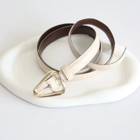 کمربند چرمی مات زنانه مدل be7031