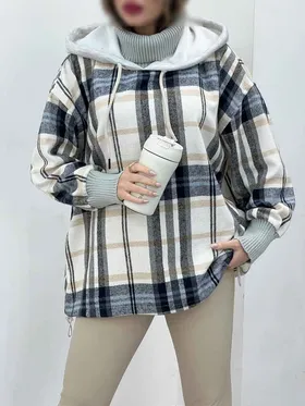 هودی چهارخونه پایین گت مهدیس