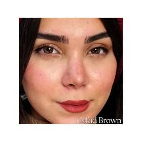 لنز طبی رنگی فصلی رز Rose (Orkid Brown)