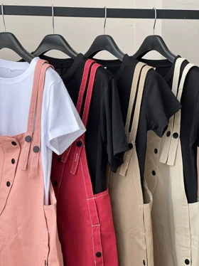 ست دو تیکه سرهمی+تیشرت کد 1849