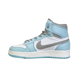 کتانی اسپرت مردانه مدل نایک ایرجردن1 ساق‌دار Nike Air jordan1 رنگ سفید آبی کد 51368