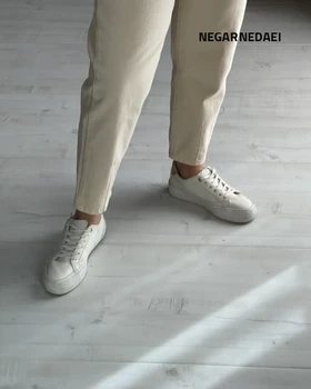 شلوار کتان pin ( کرم )