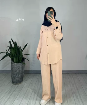 ست مانتو شلوار ماکان