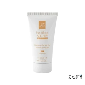 ضد آفتاب رنگی spf50 بژ روشن پوست نرمال تا خشک (تگودر)