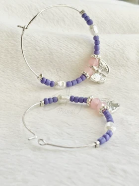 گوشواره حلقه پروانه