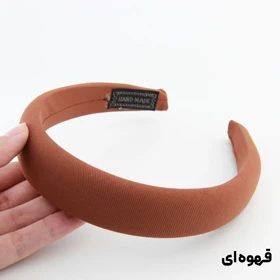 تل دخترانه ساده کبریتی (قهوه‌ای)