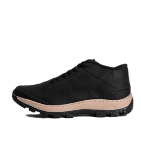 نیم بوت مردانه مشکی CK ویژه مدل Behdad