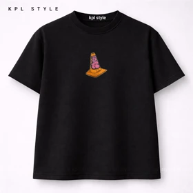 تیشرت پینترستی قواره باکسی | %100 پنبه گرم بالا کد 1259