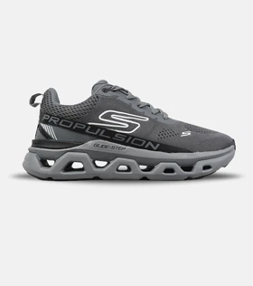کتانی اسکیچرز Glide-Step طوسی مدل 9365 مردانه و زنانه اسپرت و روزمره