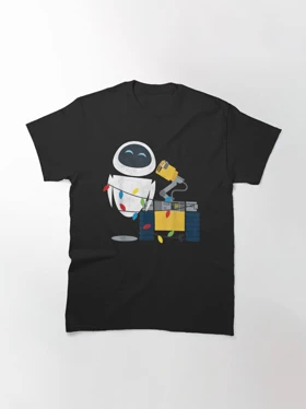 تیشرت وال ای Pixar Wall-E Eve Christmas