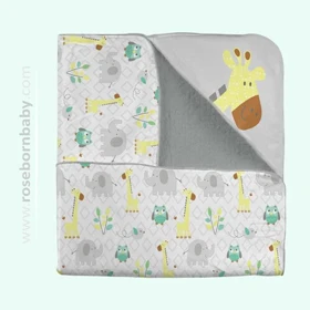 پتو کلاه دار رزبرن طرح brooks jungle