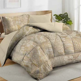 سرویس روتختی مخمل شانل طلاکوب پوست ماری مدل EO