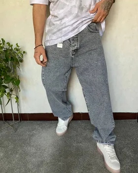 شلوار جین بگ ZARA طوسی