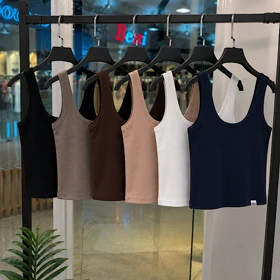 کراپ تاپ یقه گرد دو طرف کد603