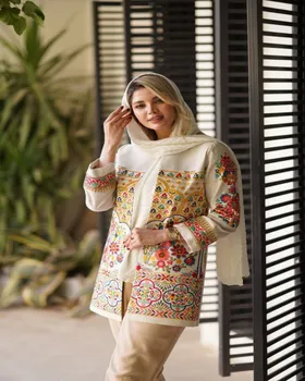 مانتو مدل مرغ آمین کد 2170