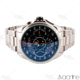 ساعت تگ هویر مرسدس بنز مردانه نقره ای صفحه مشکی 102961