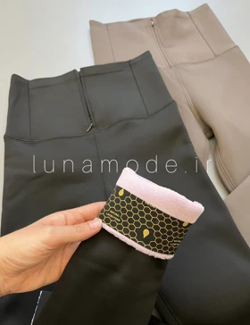 لگ گنی زنانه کمر زیپی داخل تدی ( خزدار )