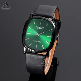 ساعت کاسیو بند چرمی Casio 1063-A (سبز)