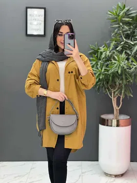 مانتو شومیزی پانچ برش‌دار
