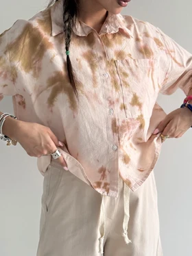 ست شومیز شلوار آبرنگی