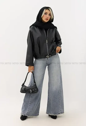 بامبر چرم آستر دار کد1004698