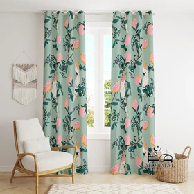 پرده اسپرت طرح شانه به سر مدل W4987