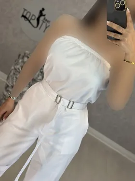 ست نیم‌تنه و شلوار سگکدار کد : 8213